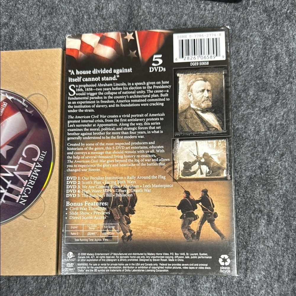 The American Civil War Collector's Edition DVD Set - Picture 11 of 13